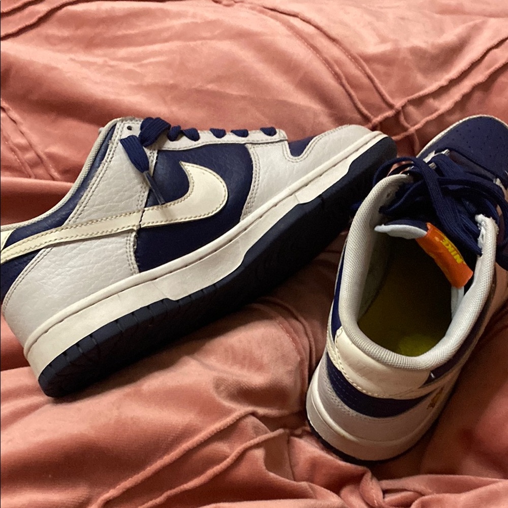 Nike Blue and White Sneakers